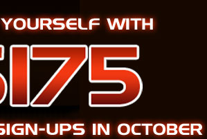 Get $175 payouts in October!
